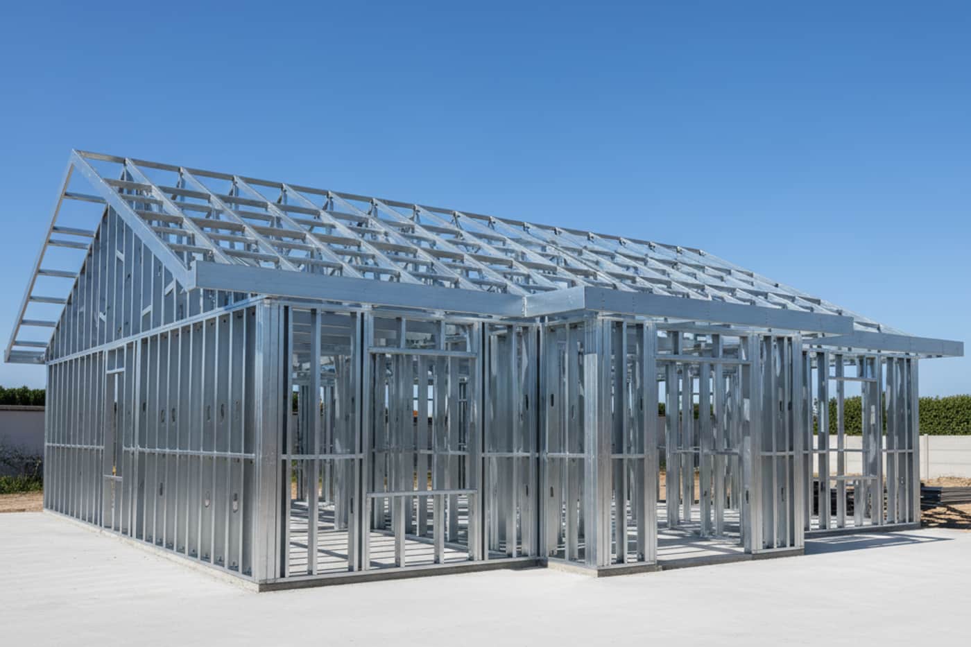 KIT OSSATURE 100M2 PLAIN PIED TOIT PLAT